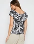 Millers Extended Sleeve Frill Top, hi-res