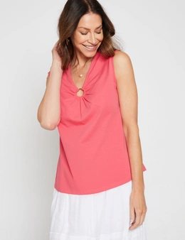 Millers Extended  Sleeve Top With Ring Detail