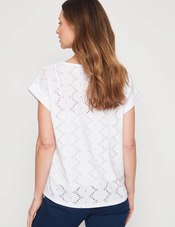 Millers Volume Knit Broidery Extended Sleeve Top, hi-res image number null