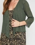 Millers 3/4 Sleeve Knit Cover Up Cardigan, hi-res