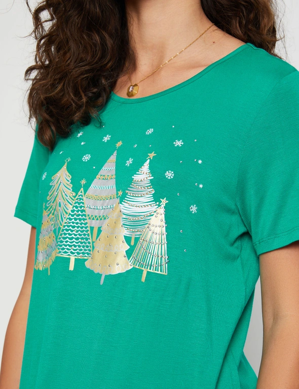Millers Short Sleeve Christmas T-Shirt, hi-res image number null