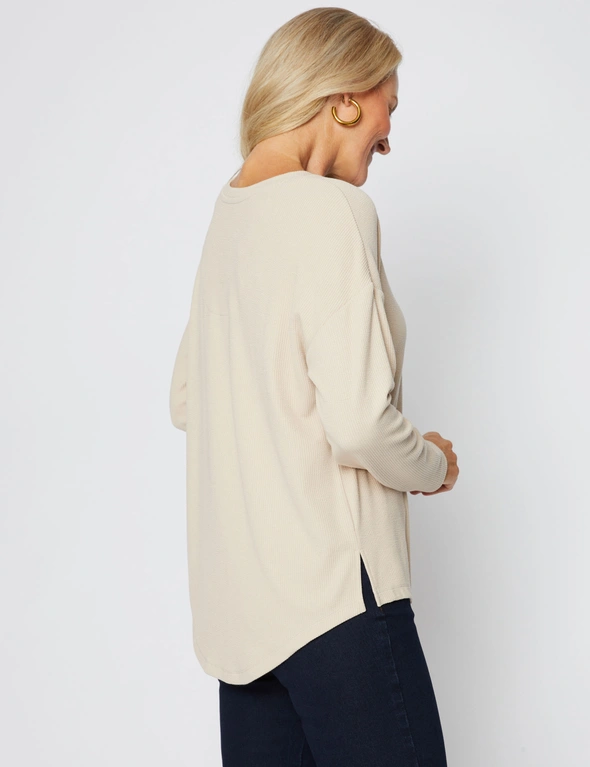 Millers Long Sleeve Ribbed Top, hi-res image number null