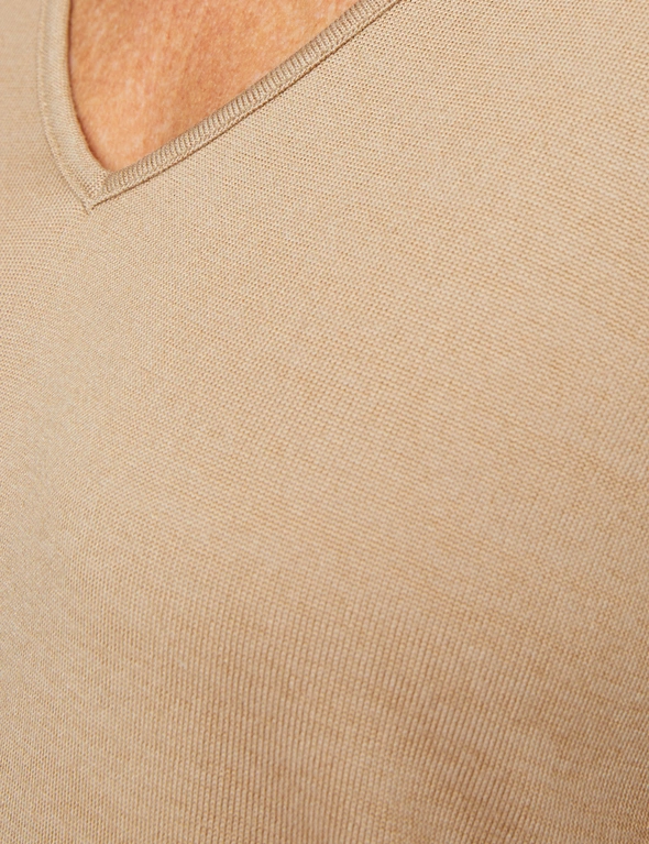 Millers 3/4 Sleeve Knit V-Neck, hi-res image number null