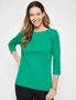 Millers 3/4 Sleeve Ribbed T-Shirt, hi-res