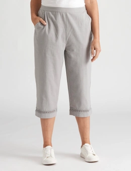 Millers Crop Pant with Lace Trim