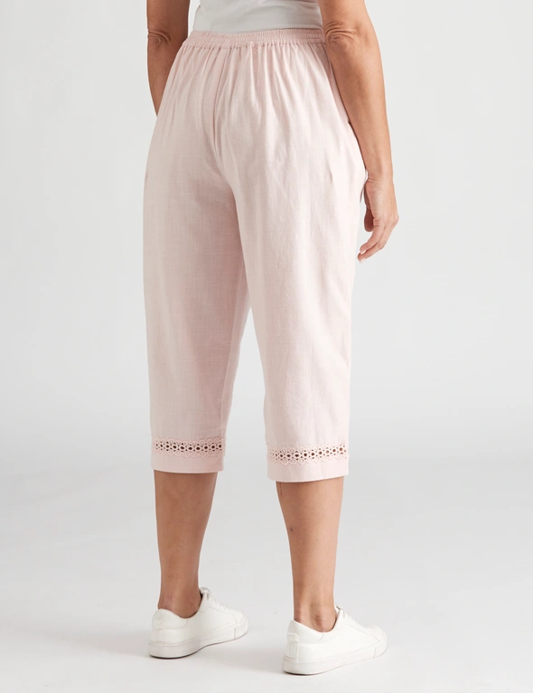 Millers Crop Pant with Lace Trim, hi-res image number null