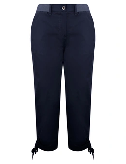 Millers Crop Length Garment Dyed Tie Hem Pants