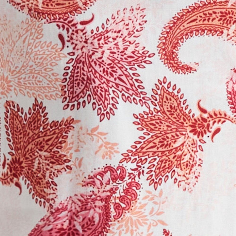 CORAL PAISLEY FLORL