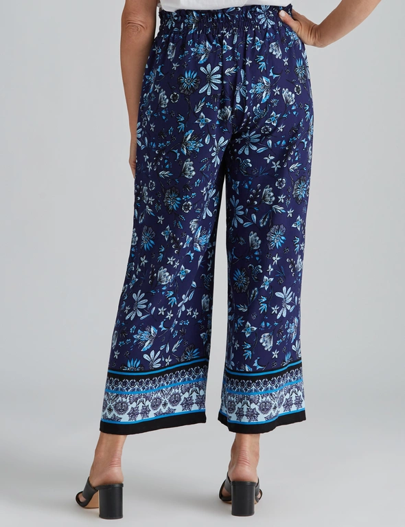 Millers Ankle Length Boarder Print Pants | Millers