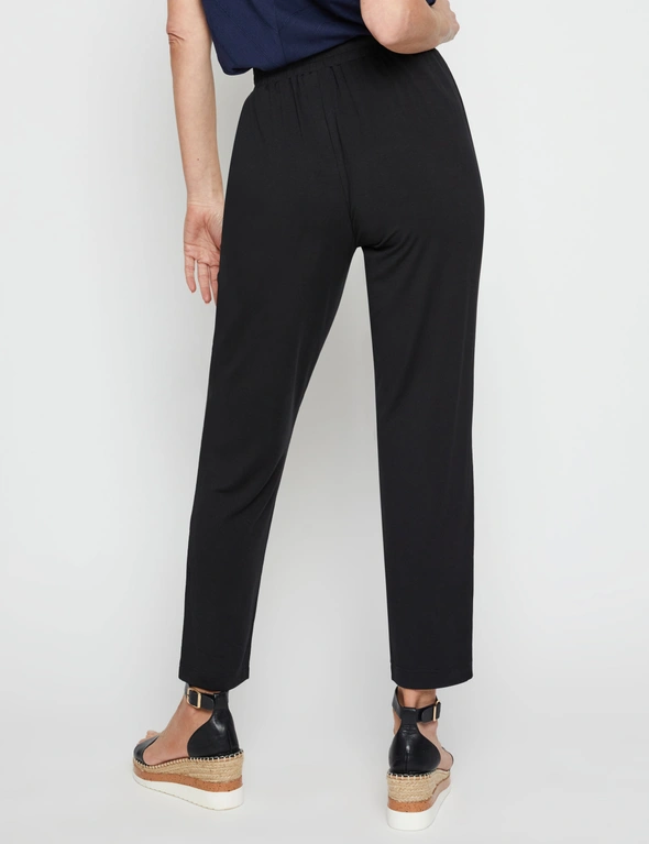 Millers Full Length Jersey Pant Plain Black