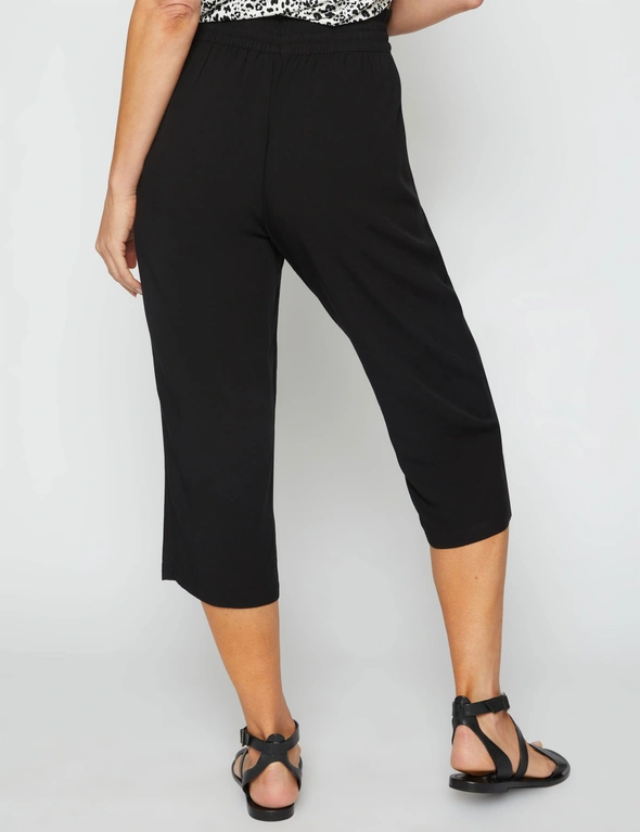 Millers Ankle Length Paperbag Waist Textured Rayon Pant | Crossroads