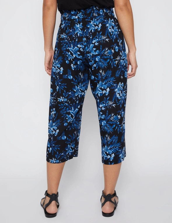 Millers Ankle Length Paperbag Waist Printed Rayon Pant, hi-res image number null