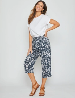 Millers Ankle Length Paperbag Waist Printed Rayon Pant