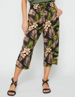 Millers Ankle Length Paperbag Waist Printed Rayon Pant