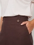 Millers Crop Length Wide Leg Button Tab Detail at Waist Linen Blend Pant, hi-res