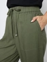 Millers Crop Length Patch Pocket Linen Blend Pant, hi-res