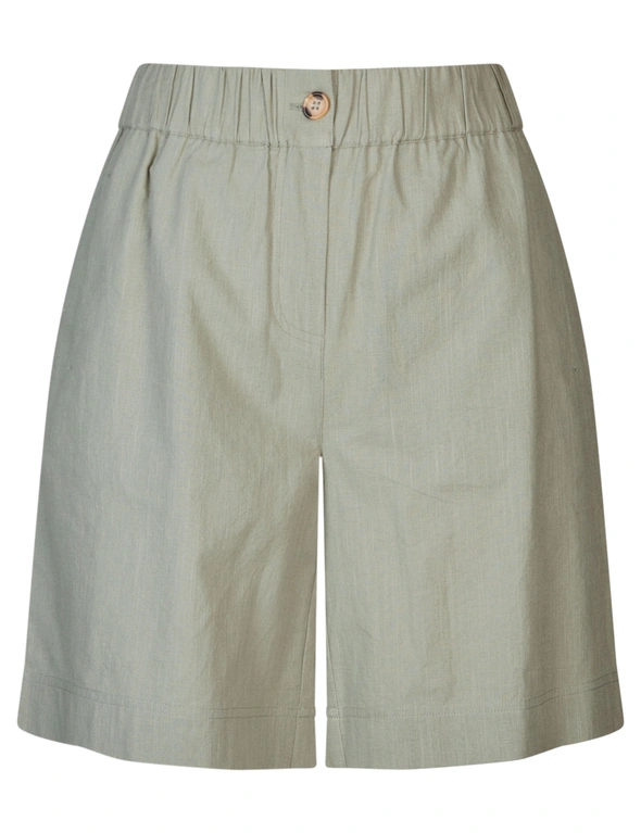 Millers pull on cotton slub knee length shorts, hi-res image number null