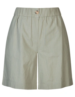Millers pull on cotton slub knee length shorts