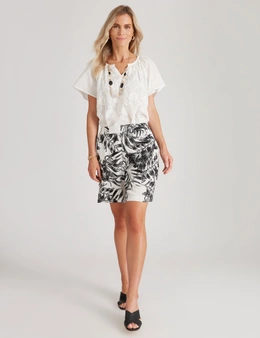 Millers Pull on Printed Rayon Shorts