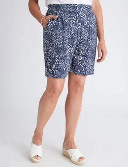 Millers Pull on Printed Rayon Shorts