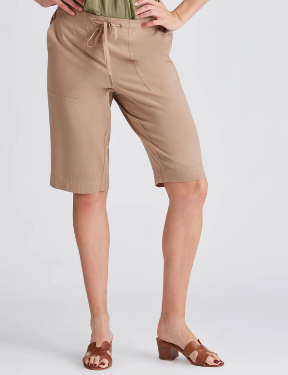 Millers Over The Knee Cotton Slub Short, hi-res image number null