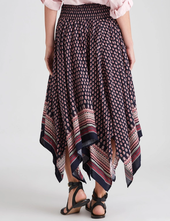 Millers Border Print Woven Maxi Skirt, hi-res image number null