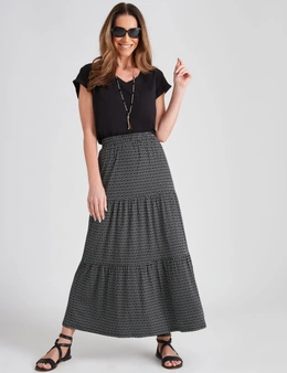 Millers Printed Knit Maxi Skirt