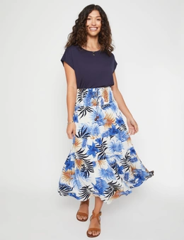 Millers Tiered Maxi Rayon Skirt