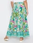 Millers Border Printed Tiered Maxi Skirt, hi-res