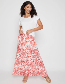 Millers Printed Tiered Maxi Skirt