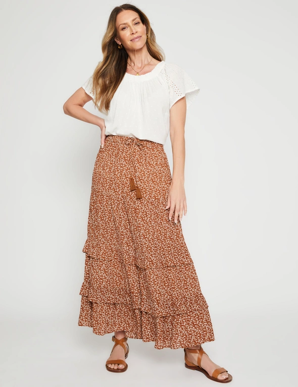 Millers Ruffle Detail Maxi Skirt, hi-res image number null