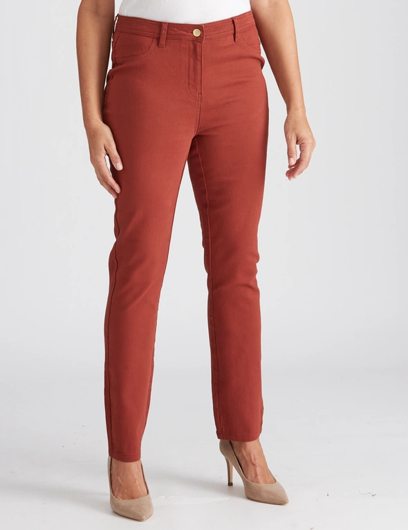 Millers Full Length Zipped Front Colour Jeggings, hi-res image number null