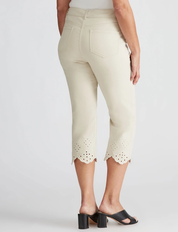 Millers Crop with Cut Out Hem Detail Jeans, hi-res image number null