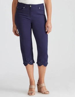 Millers Crop with Cut Out Hem Detail Jeans
