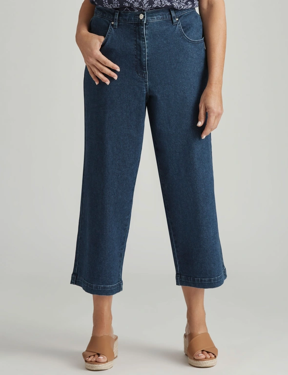 Millers 7/8 Length Legs Half Elastic Back Jeans, hi-res image number null