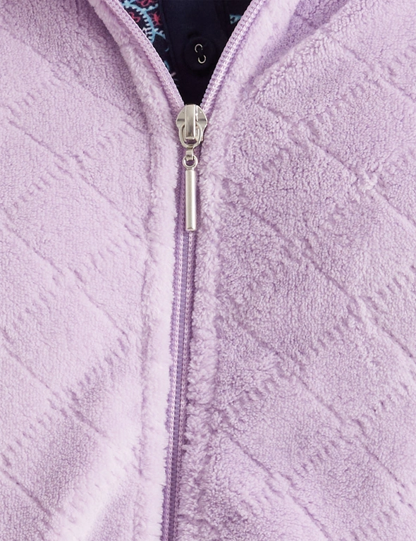 Millers Long Sleeve Zip Through Bed Jacket, hi-res image number null
