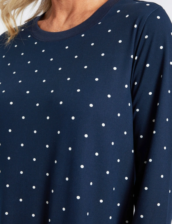 Millers Long Sleeve Printed Main Nighty With Button Detail, hi-res image number null