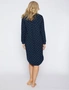 Millers Long Sleeve Printed Main Nighty With Button Detail, hi-res