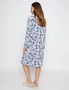 Millers Long Sleeve Printed Main Nighty With Button Detail, hi-res