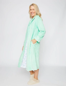 Millers Long Sleeve Zip Through Robe with Roll Collar