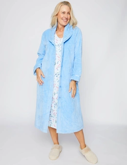 Millers Long Sleeve Button Front Textured Robe