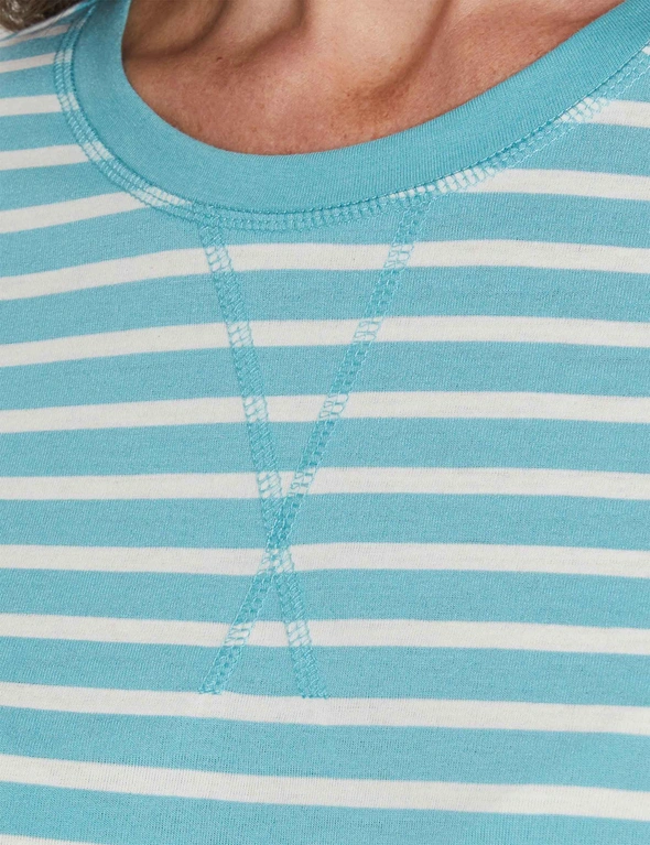Millers Long Sleeve Stripe and Plain PJ Set, hi-res image number null
