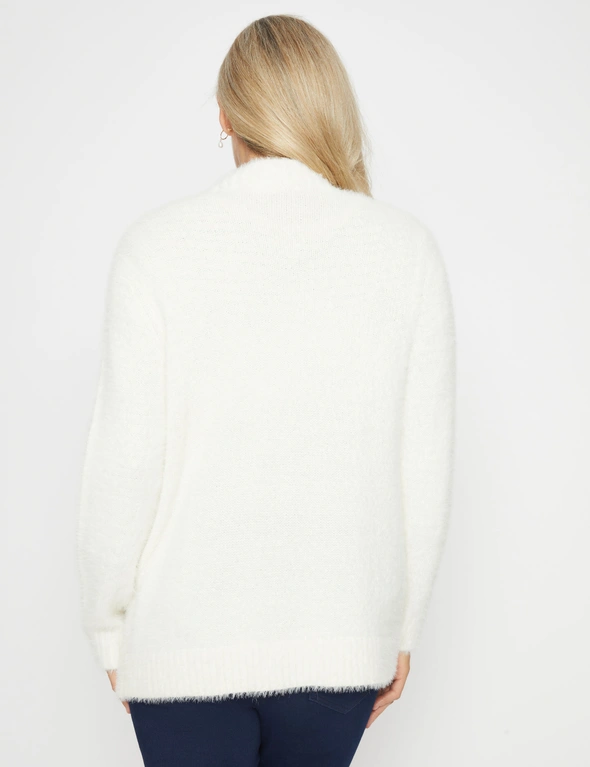 Millers Long Sleeve Feather Cardigan, hi-res image number null