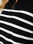 Millers Long Sleeve Half Zip Breton Stripe Jumper, hi-res