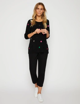 Millers Long Sleeve Embroidery Novelty Jumper