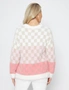 Millers Long Sleeve Check Feather Jumper, hi-res