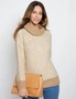 Millers Long Sleeve Two Tone Chunky Jumper, hi-res