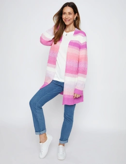 Millers Long Sleeve Chunky Ombre Cardigan