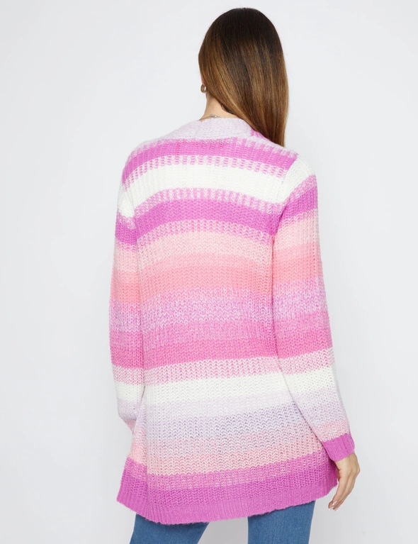 Millers Long Sleeve Chunky Ombre Cardigan, hi-res image number null