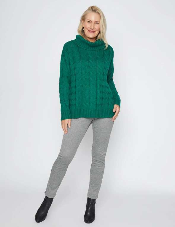 Millers Long Sleeve Cable Cowl Jumper, hi-res image number null